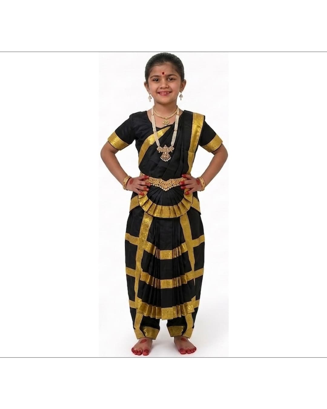 Bharatanatyam Black Fancy Dress