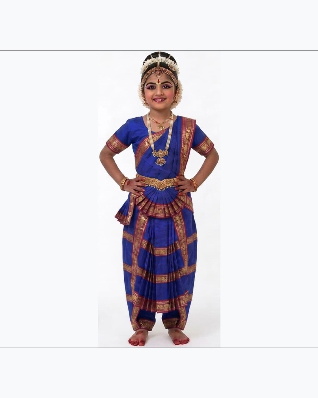 Bharatanatyam Blue Fancy Dress