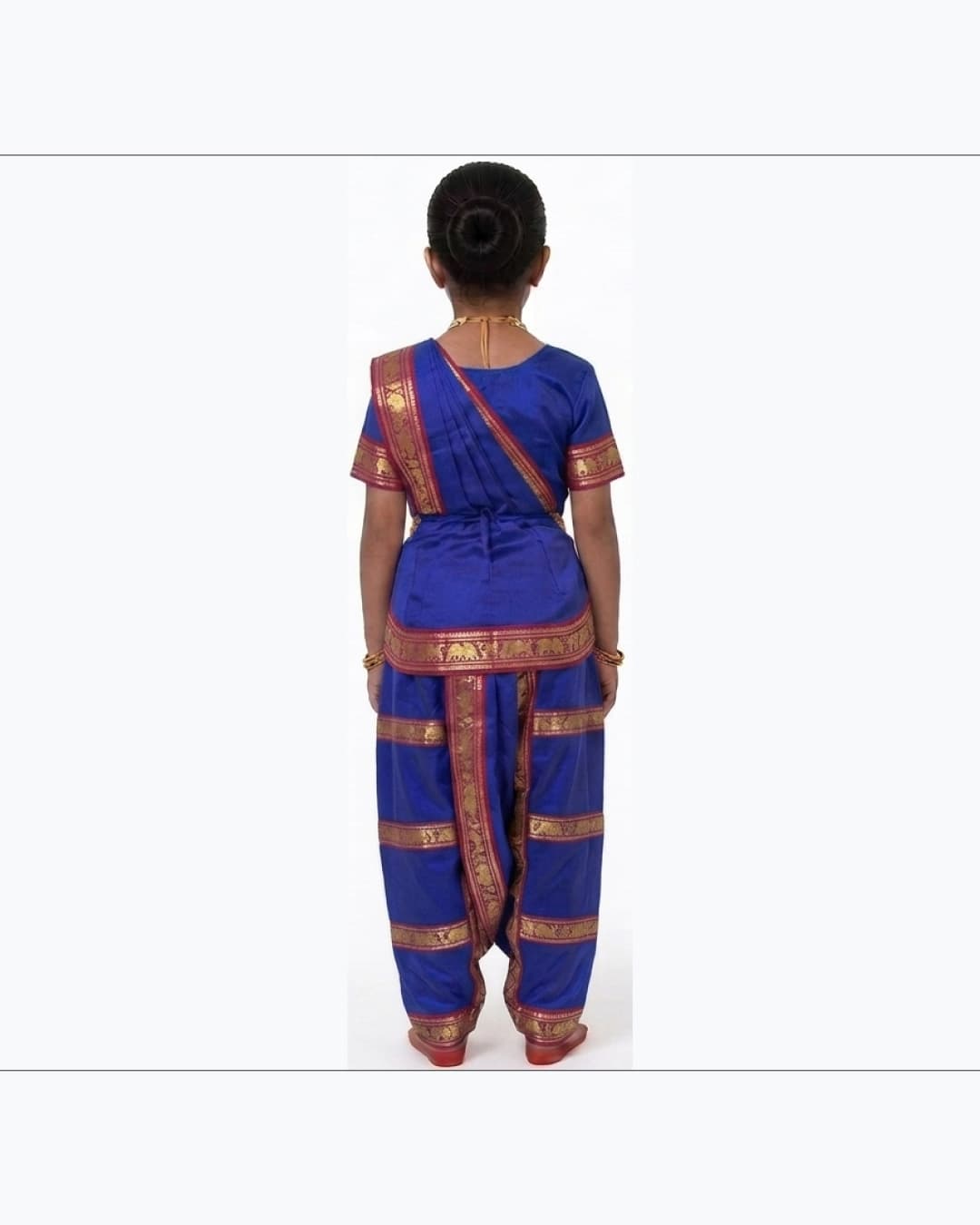 Bharatanatyam Blue Fancy Dress thumbnail 3