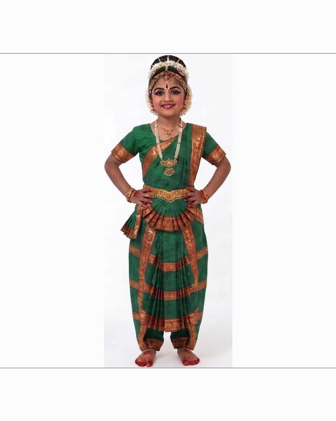 Bharatanatyam Green Fancy Dress