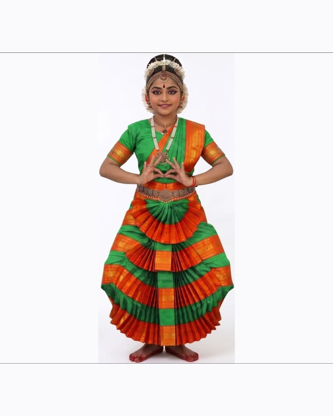 Bharatanatyam Green Heavy Fancy Dress