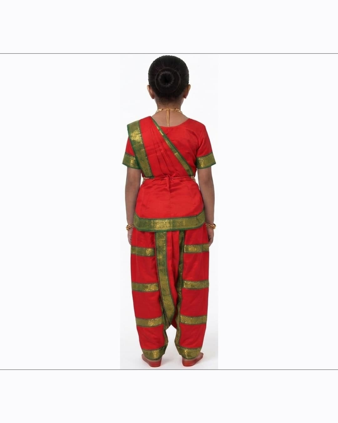 Bharatanatyam Red Fancy Dress thumbnail 3