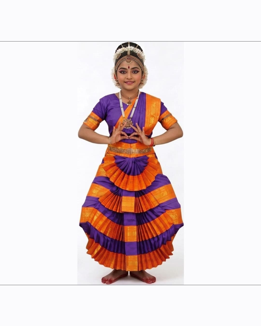 Bharatanatyam Violet Heavy Fancy Dress